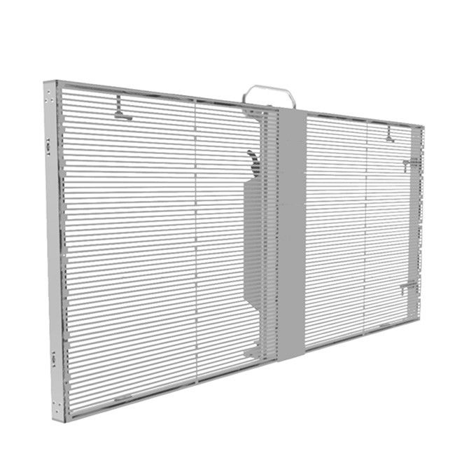 P3.9/7.8 Indoor High Transparency Indoor  LED Media Facade  Flexible LED Curtain Screen Ghost Canceling